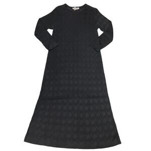 Vintage Brenda French Knit Black Dress - Size 1